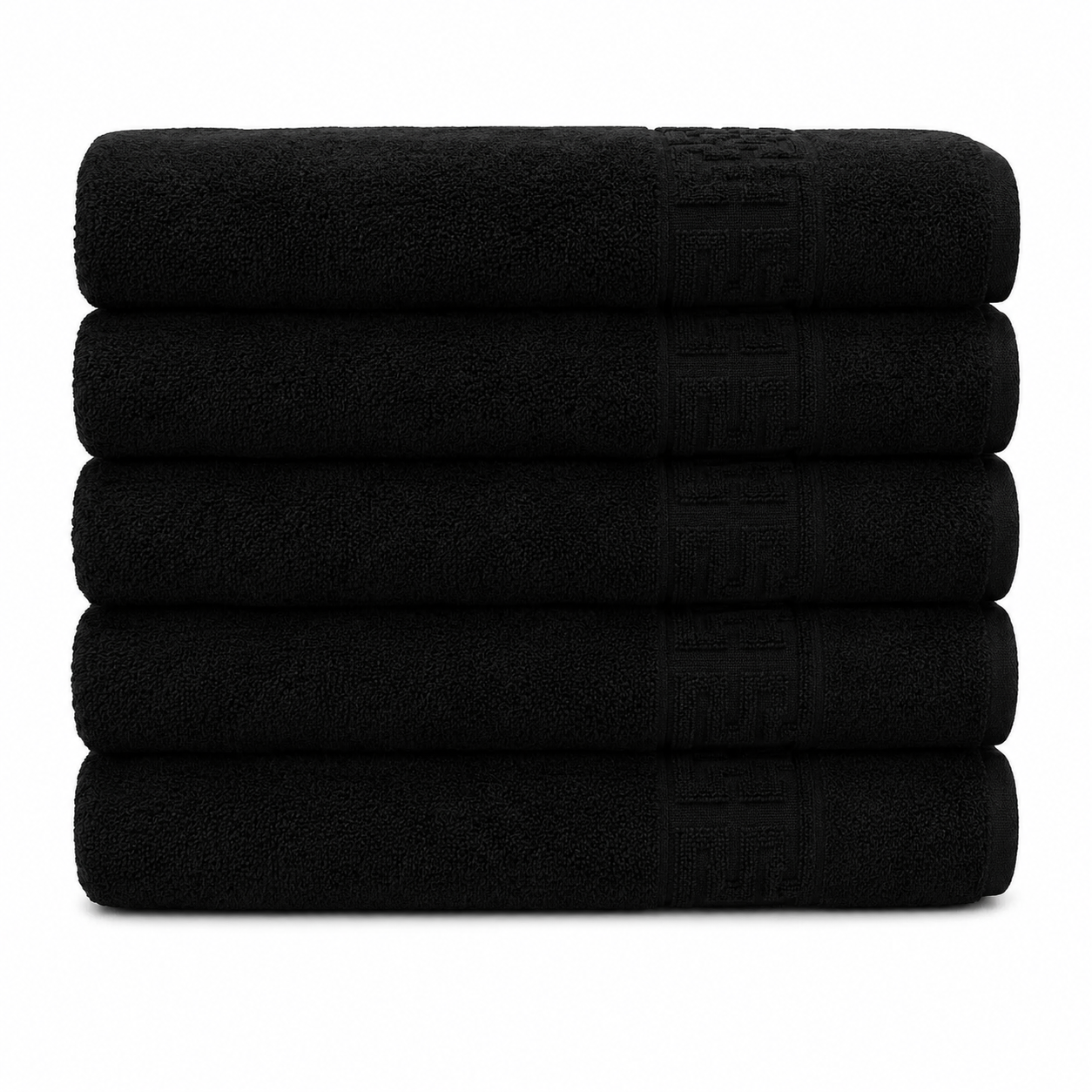 Set 5 Prosoape Premium, 100% Bumbac, Absorbante și Pufoase