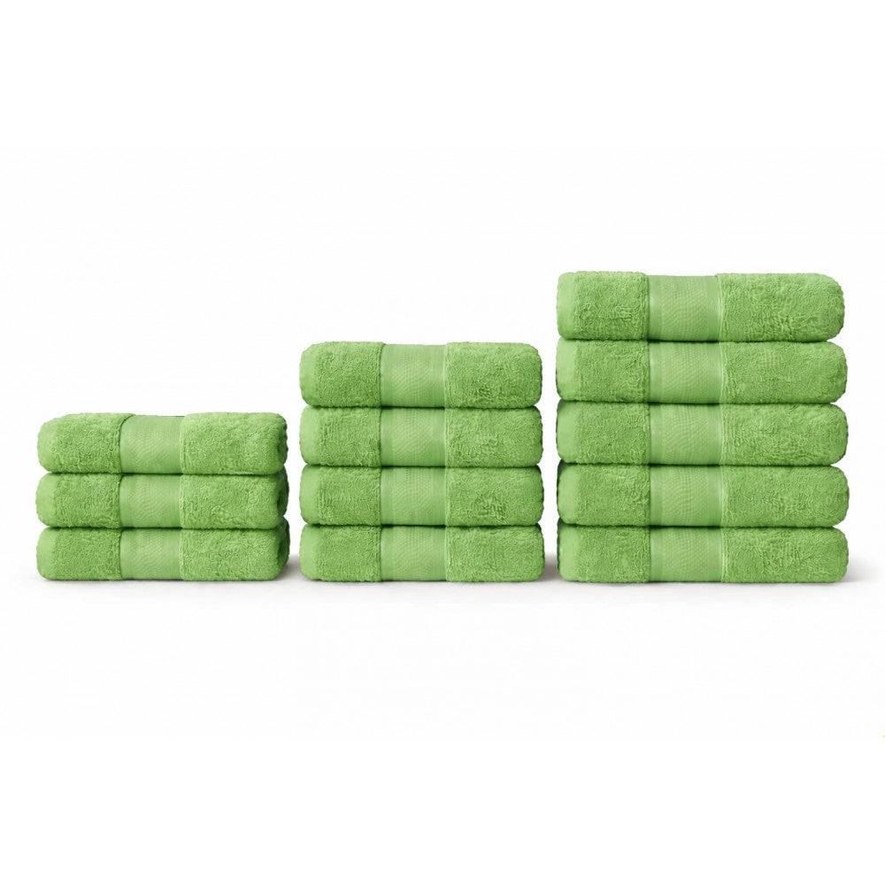 Set 12 Prosoape 100% Bumbac – Ușoare & Absorbante, Ideale pentru Uz Zilnic