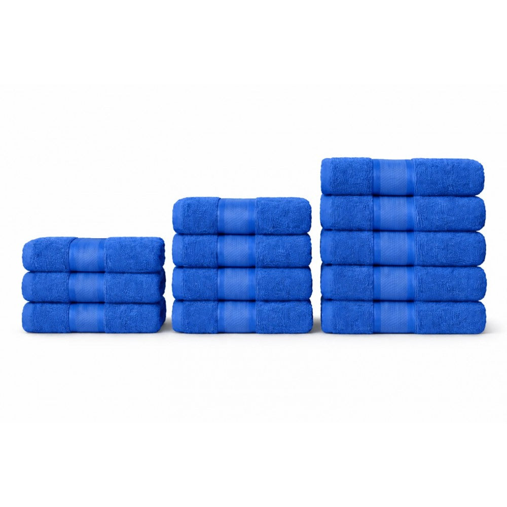 Set 12 Prosoape 100% Bumbac – Ușoare & Absorbante, Ideale pentru Uz Zilnic