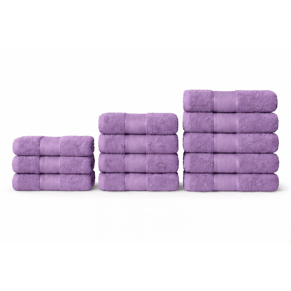 Set 12 Prosoape 100% Bumbac – Ușoare & Absorbante, Ideale pentru Uz Zilnic