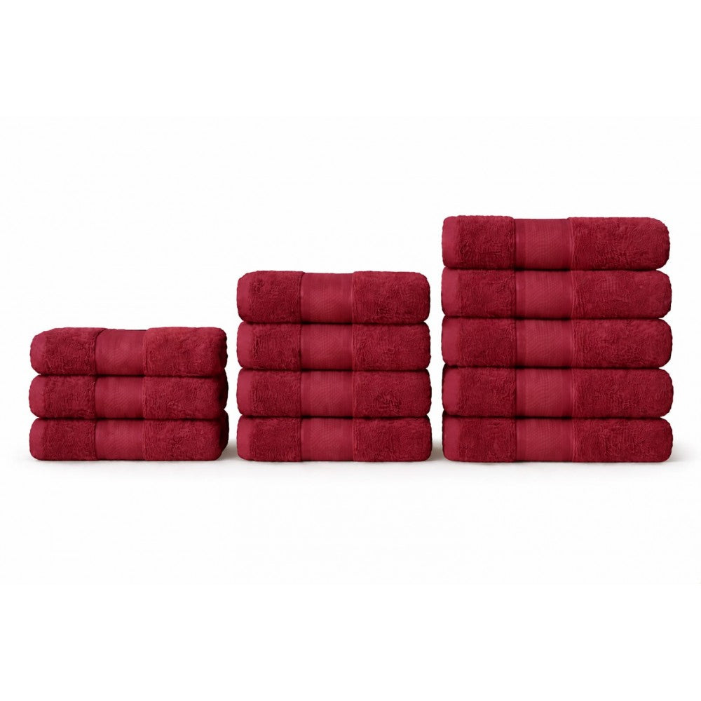 Set 12 Prosoape 100% Bumbac – Ușoare & Absorbante, Ideale pentru Uz Zilnic