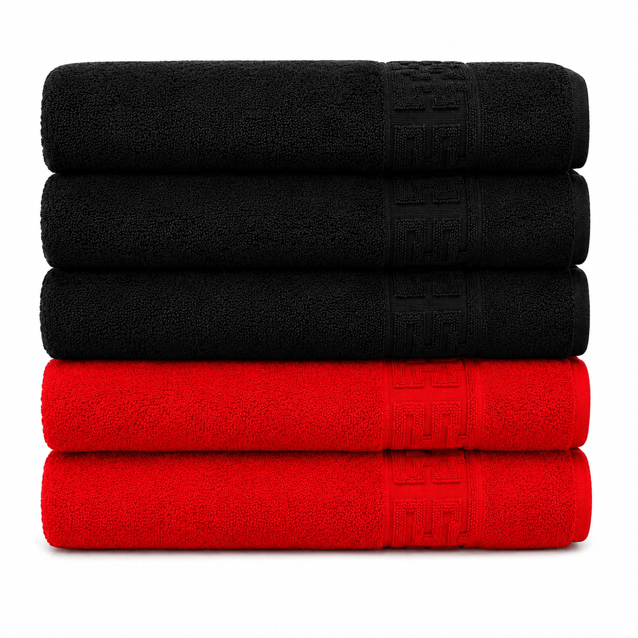 Set 5 Prosoape Premium, 100% Bumbac, Absorbante și Pufoase