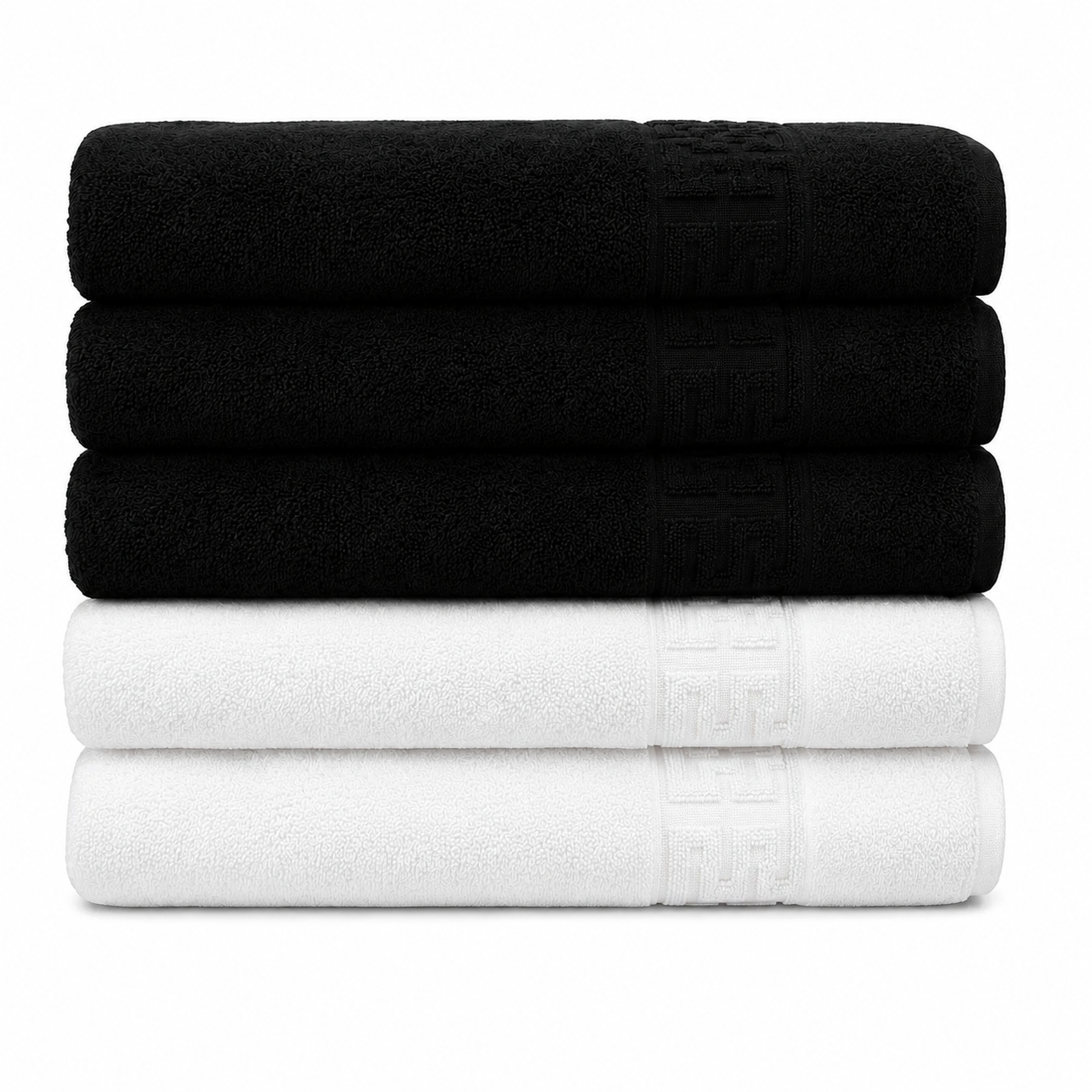 Set 5 Prosoape Premium, 100% Bumbac, Absorbante și Pufoase