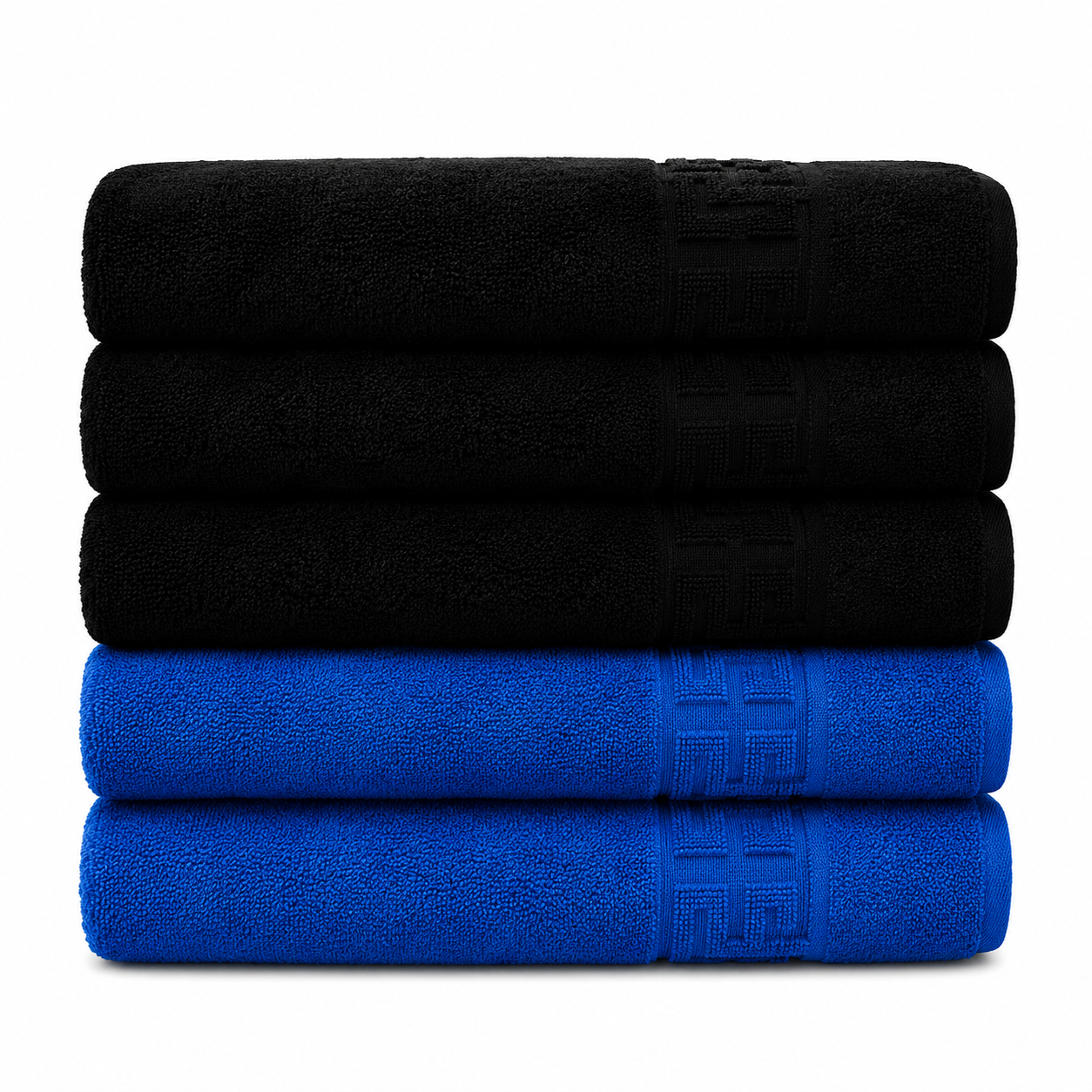 Set 5 Prosoape Premium, 100% Bumbac, Absorbante și Pufoase