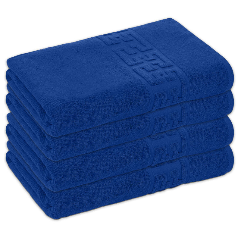 Set 4 Prosoape Baie Bumbac 100%, 500g/m², Greek