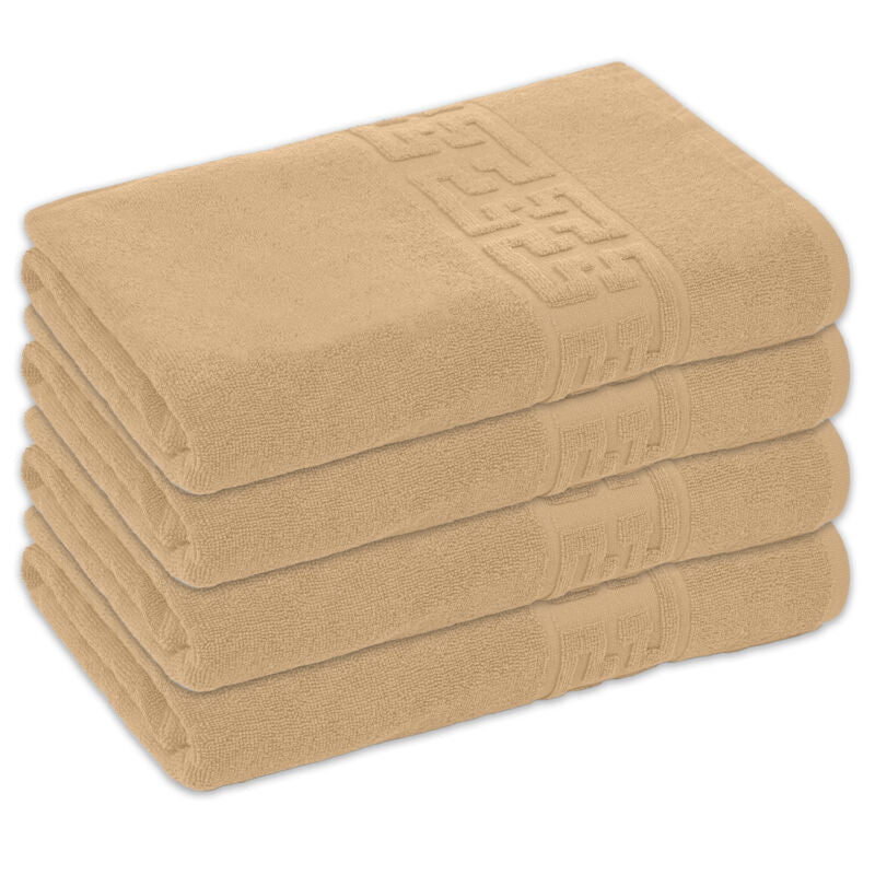 Set 4 Prosoape Baie Bumbac 100%, 500g/m², Greek