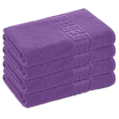 Set 4 Prosoape Baie Bumbac 100%, 500g/m², Greek