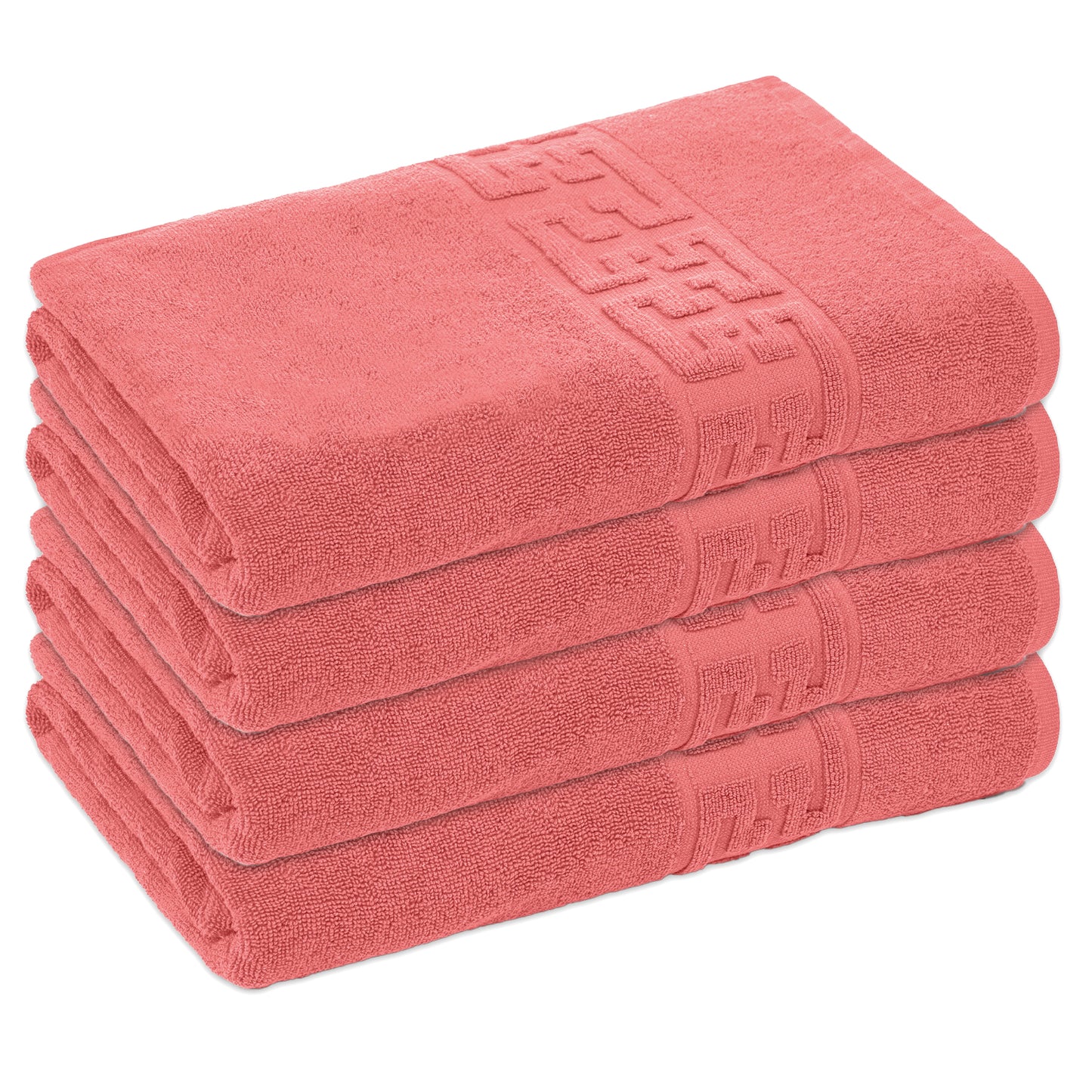 Set 4 Prosoape Baie Bumbac 100%, 500g/m², Greek