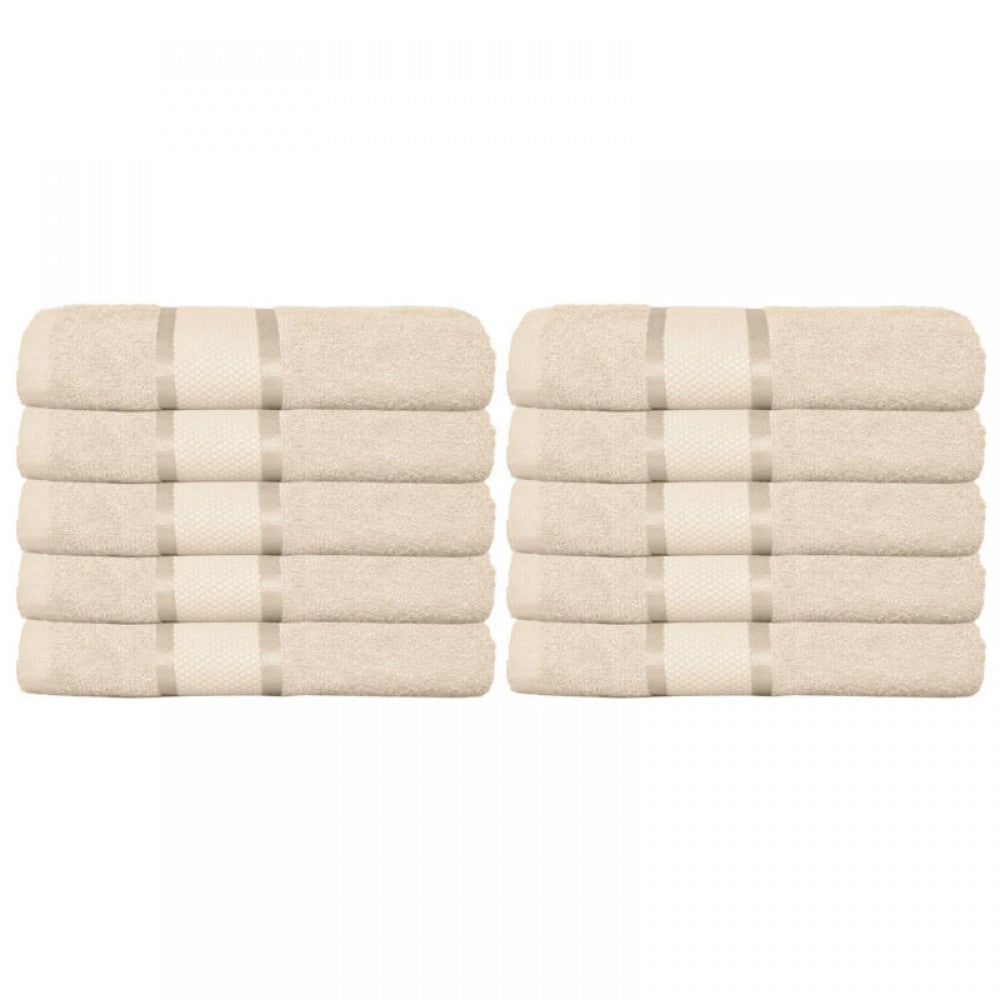 Set 10 Prosoape Premium din Bumbac 100% – 50×90 cm, 400g, Absorbție Superioară