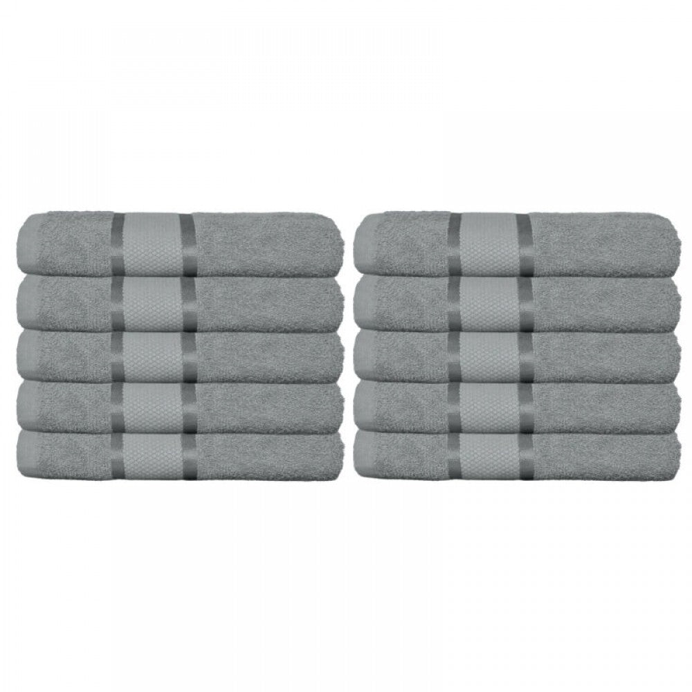 Set 10 Prosoape Premium din Bumbac 100% – 50×90 cm, 400g, Absorbție Superioară