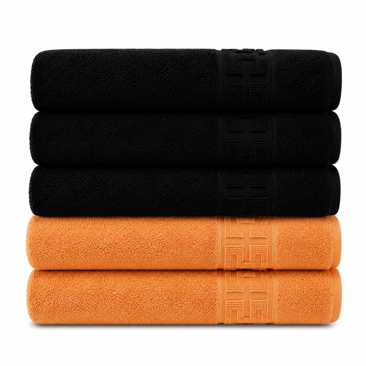 Set 5 Prosoape Premium, 100% Bumbac, Absorbante și Pufoase