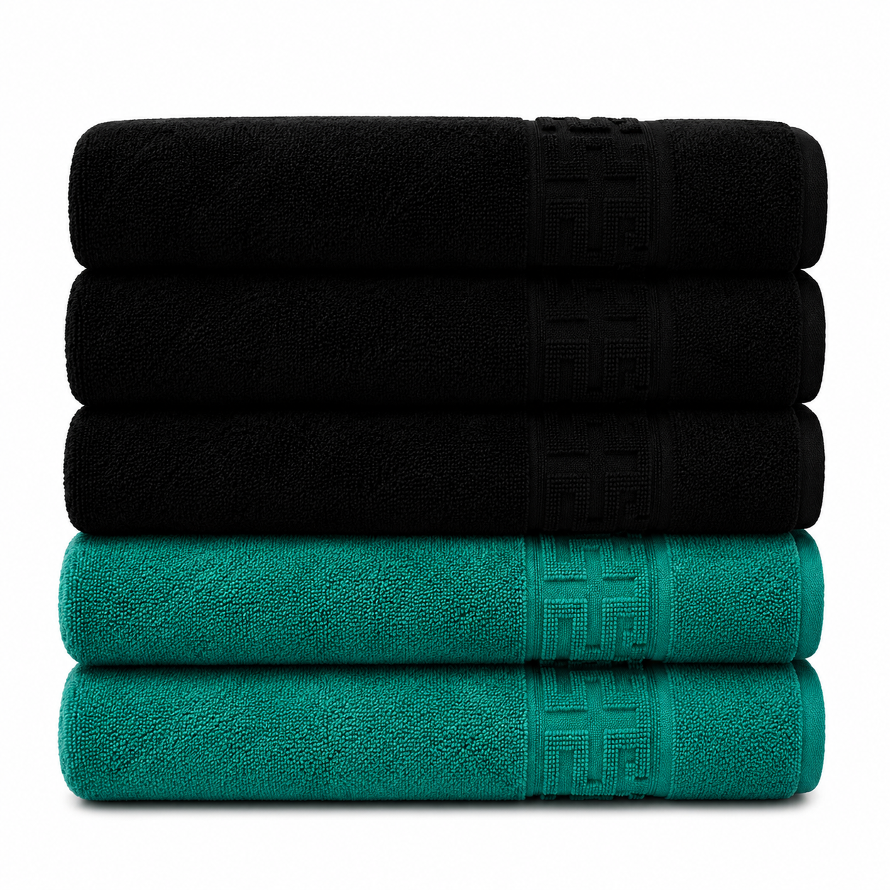 Set 5 Prosoape Premium, 100% Bumbac, Absorbante și Pufoase