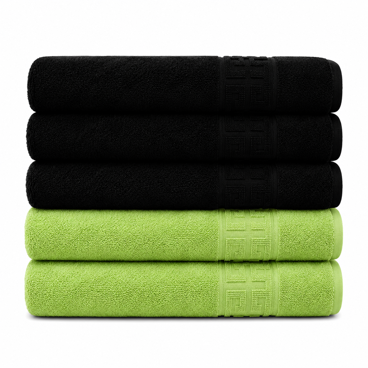 Set 5 Prosoape Premium, 100% Bumbac, Absorbante și Pufoase