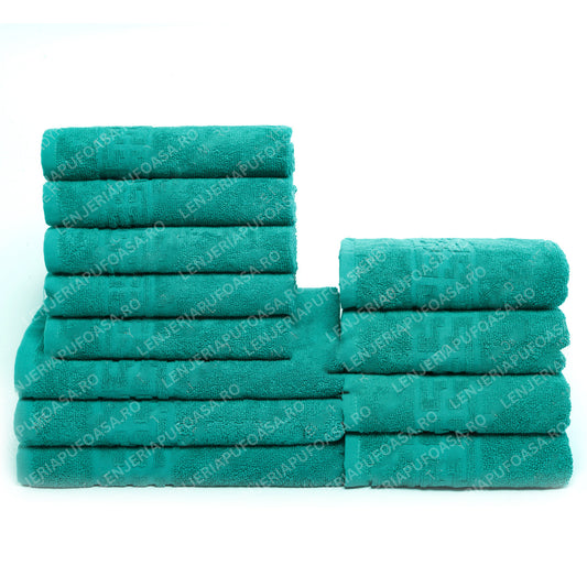 Set 12 Prosoape Maini/Fata/Corp, Bumbac 100%, 550g/m